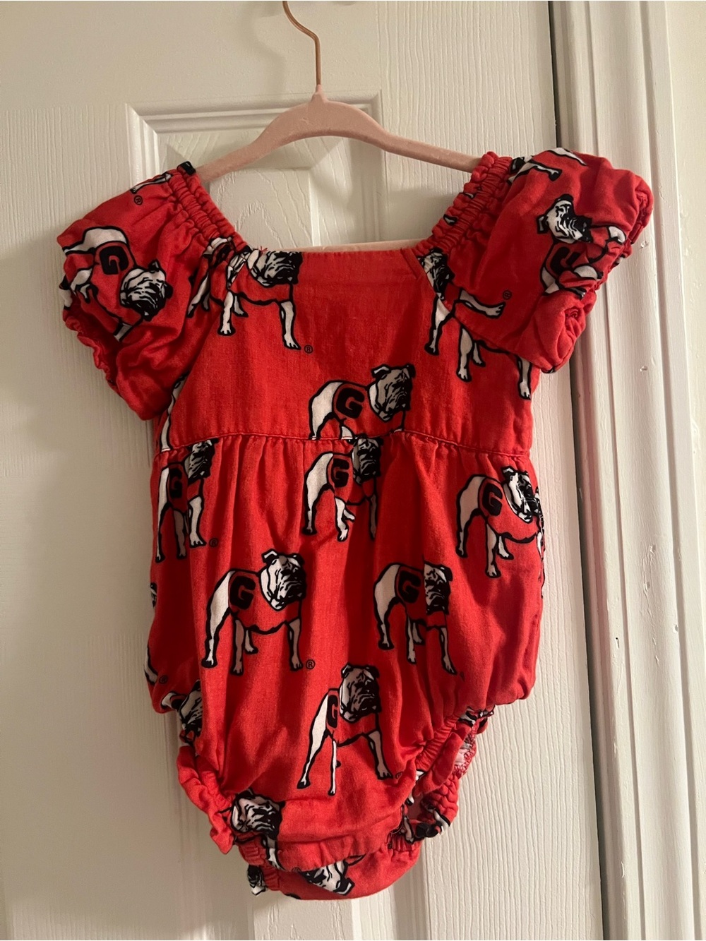 Georgia Bulldogs Baby Bubble Romper